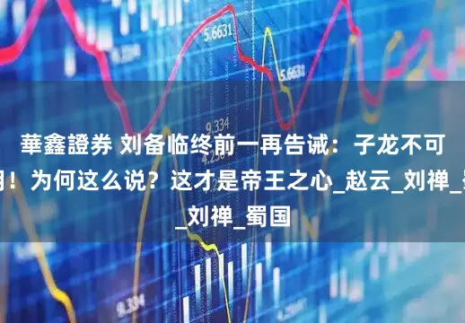 華鑫證券 刘备临终前一再告诫：子龙不可重用！为何这么说？这才是帝王之心_赵云_刘禅_蜀国